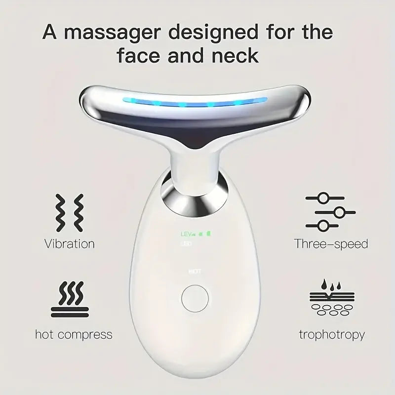 SKIN EMS Red Light LED Therapy Face Lifter - Lift your face & neck sagging skin!