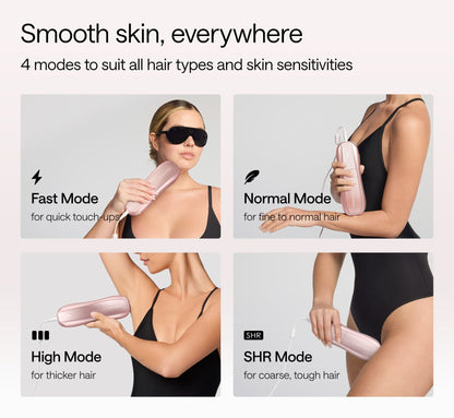 What skin tone and hair color are suitable for IPL hair removal devices?