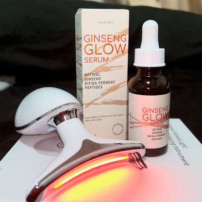 SKIN EMS Red Light LED Therapy Face Lifter - Lift your face & neck sagging skin!